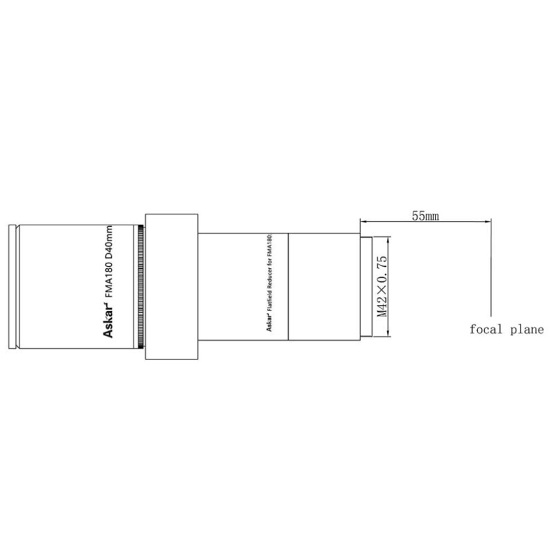 Askar Lunette apochromatique AP 40/180 FMA180 OTA