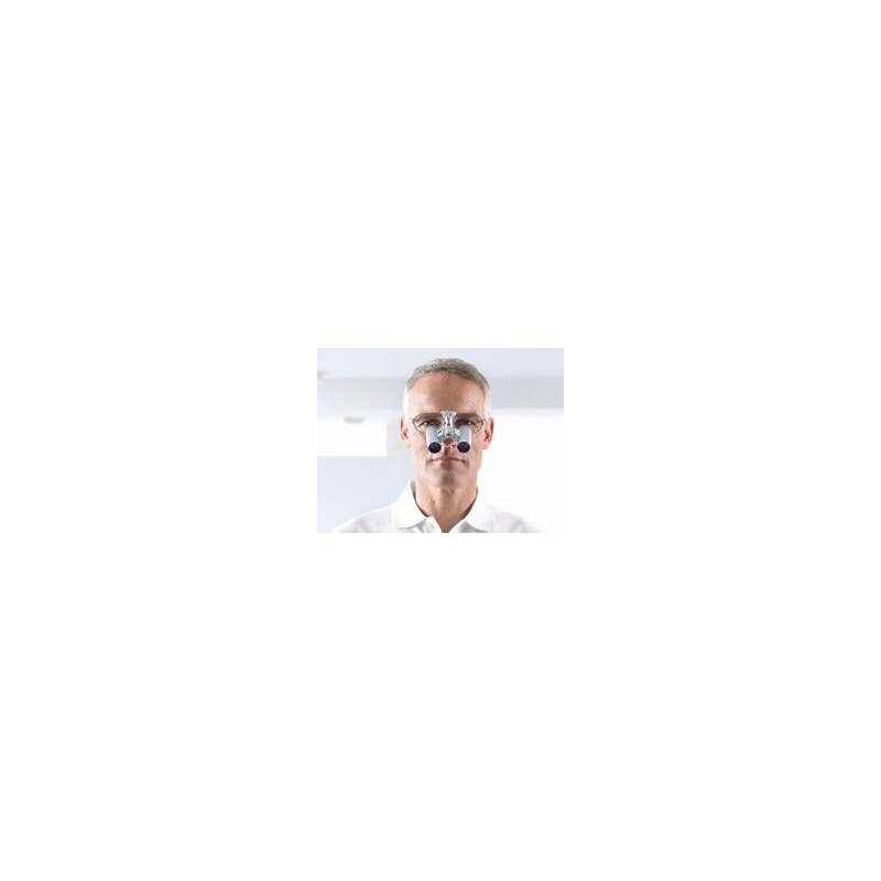 ZEISS Loupe binoculaire système optique K 4,0x/500 avec protection d'objectif pour loupe de tête EyeMag Pro