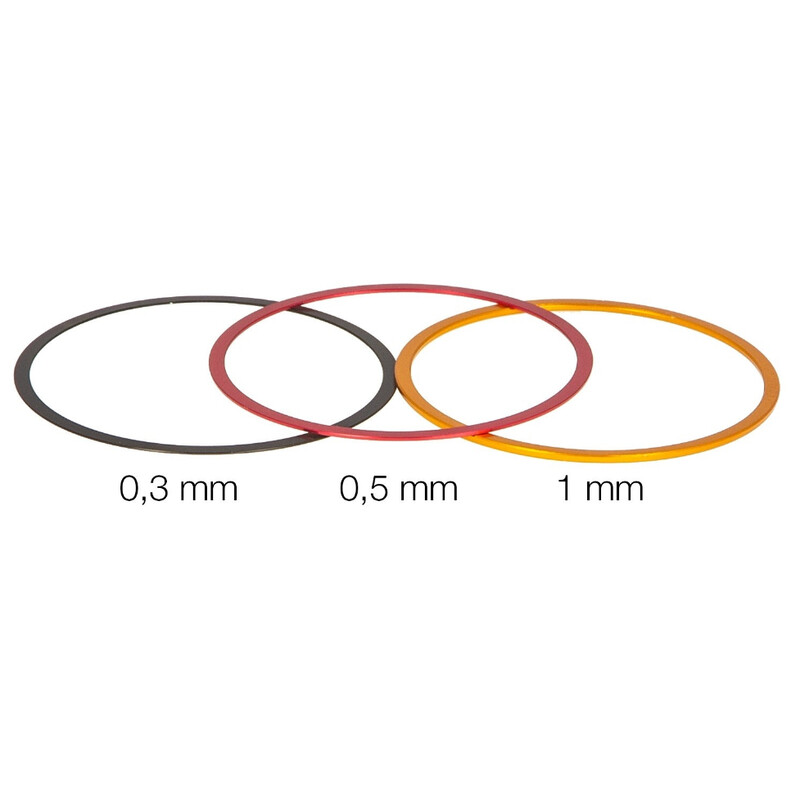 Tube allonge Baader Anneaux de réglage fin T2 0,3 / 0,5 / 1 mm