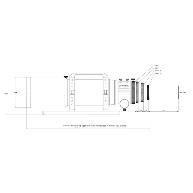 Askar Lunette apochromatique AP 80/600 80PHQ