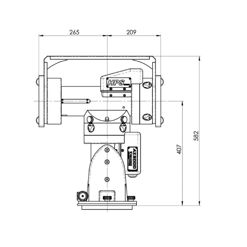 Monture 10Micron AZ 2000 HPS Combi DT