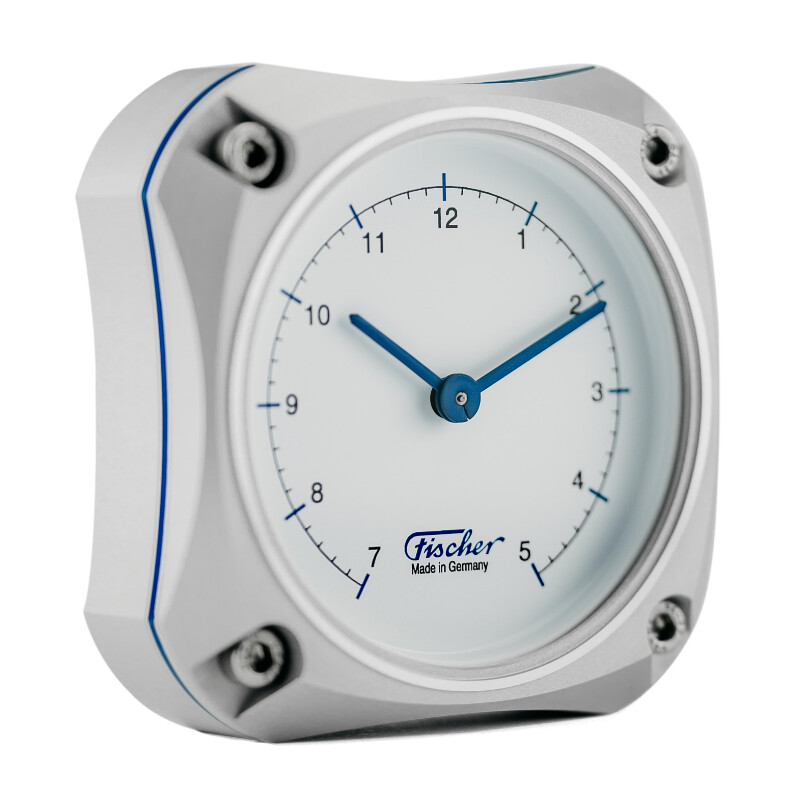 Horloge Fischer Cockpit Uhr Silver Edition
