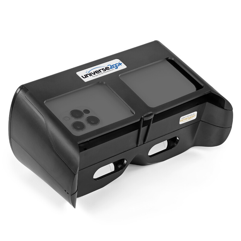 Planétarium personnel Omegon Universe2Go+ + Lunettes pour éclipse solaire Solar Safe Deluxe
