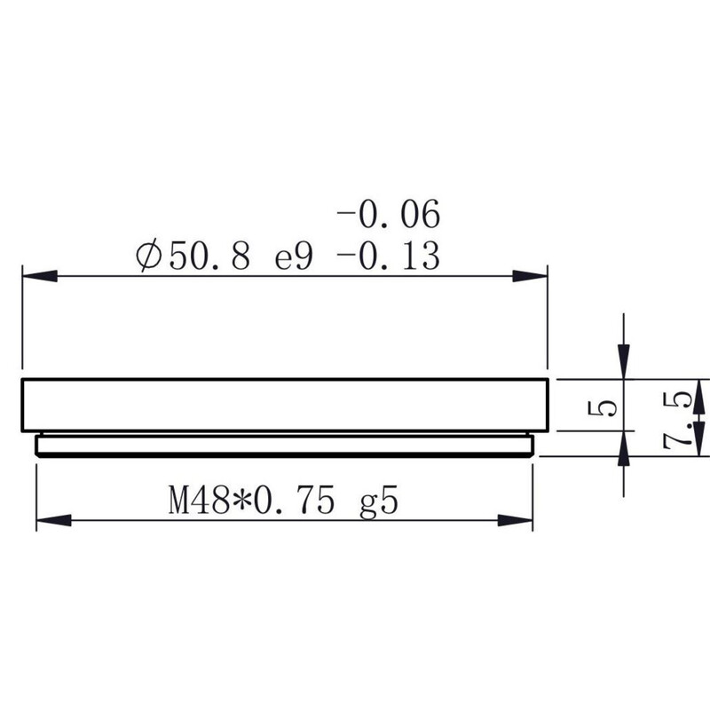 Adaptateurs pour objectifs photographiques Pierro Astro Adapter Canon EOS - T2 avec support de filtre ZWO