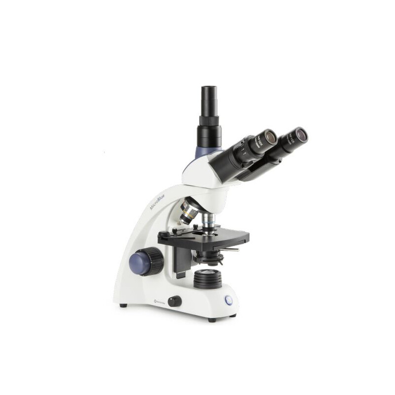 Microscope Euromex MB.1153, trino, DIN 160, achro, 40x-1000x, 10x/18, Dl, Akku, LED, 1W