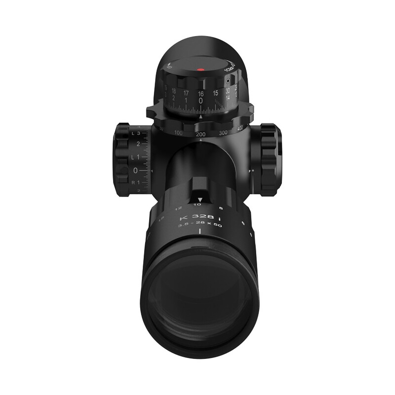 Lunette de tir Kahles K328i 3,5-28x50, MOAK+, cw, gauche