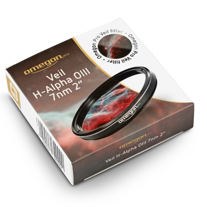 Filtre Omegon Pro Veil H-Alpha OIII 7nm 2''