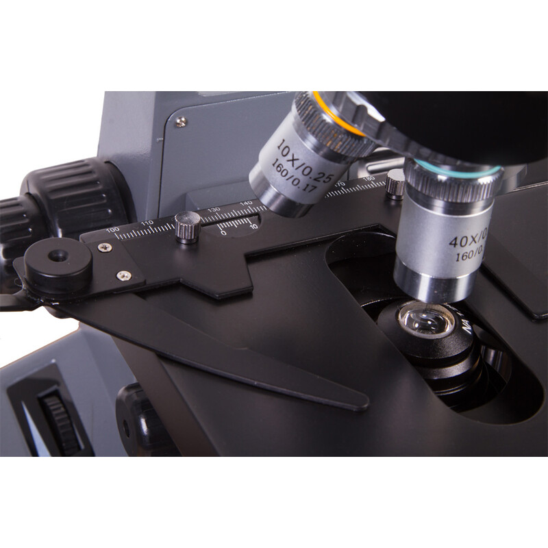 Microscope stéréoscopique Levenhuk 740T Trino 40-2000x LED