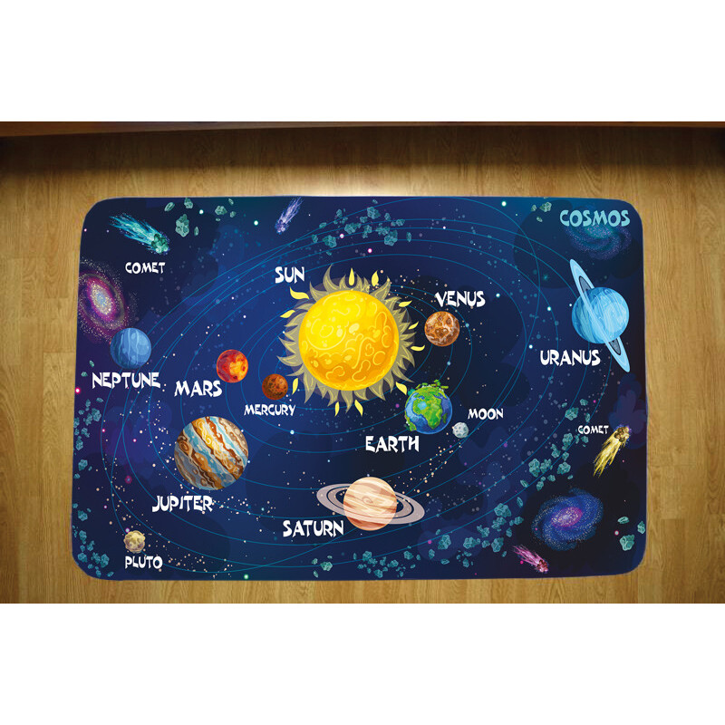 Marko Tapis souple Système solaire pour enfants (100x150cm)