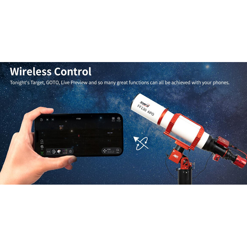 Monture William Optics ZWO AM5N RedCat Édition limitée