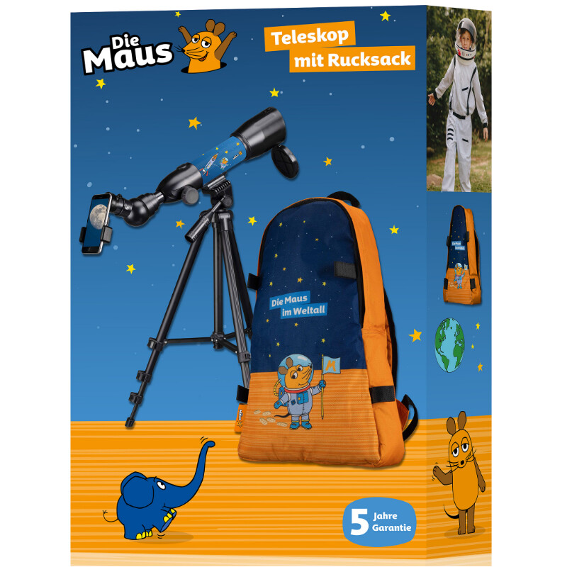 Télescope DieMaus AC 50/350 avec sac à dos