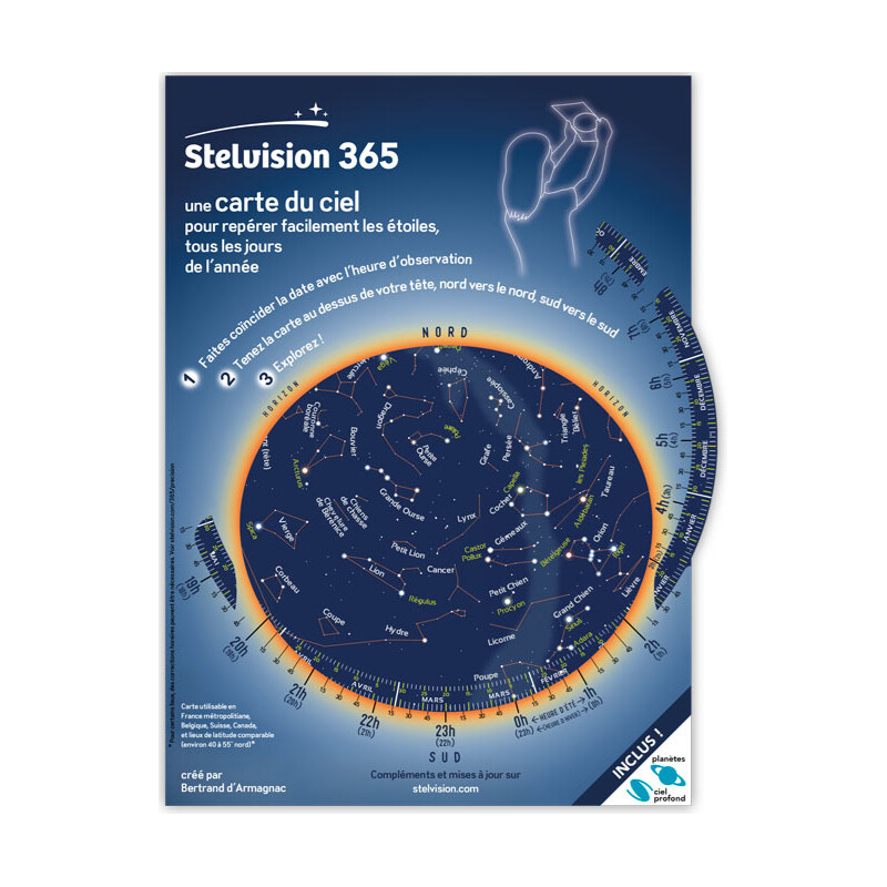 Carte du ciel Stelvision 365