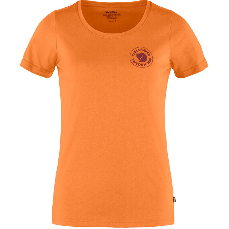 Fjällräven 1960 Logo T-Shirt W, 206 orange épicé, M