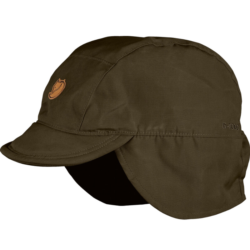 Fjällräven Casquette de terrain Singi, 633 Dark Olive, L