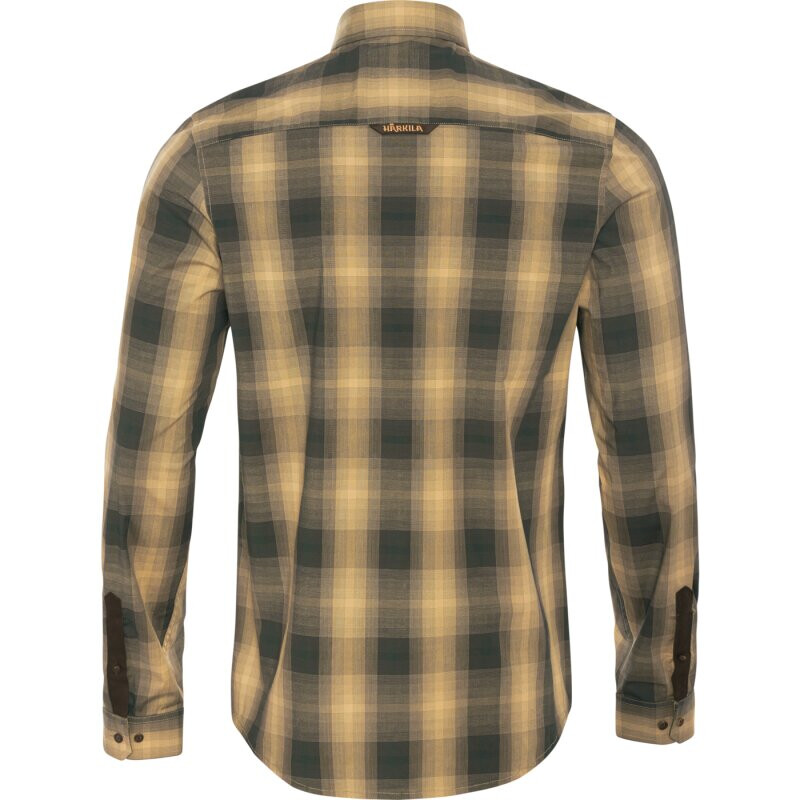 Härkila Chemise Akkan, jaune/noir, taille L