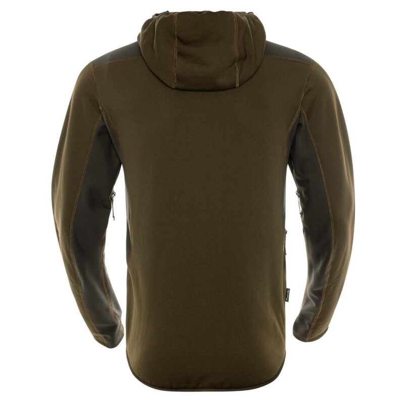 Härkila Deer Stalker Fleece Hoodie , Willow green/Shadow brown Taille XXL