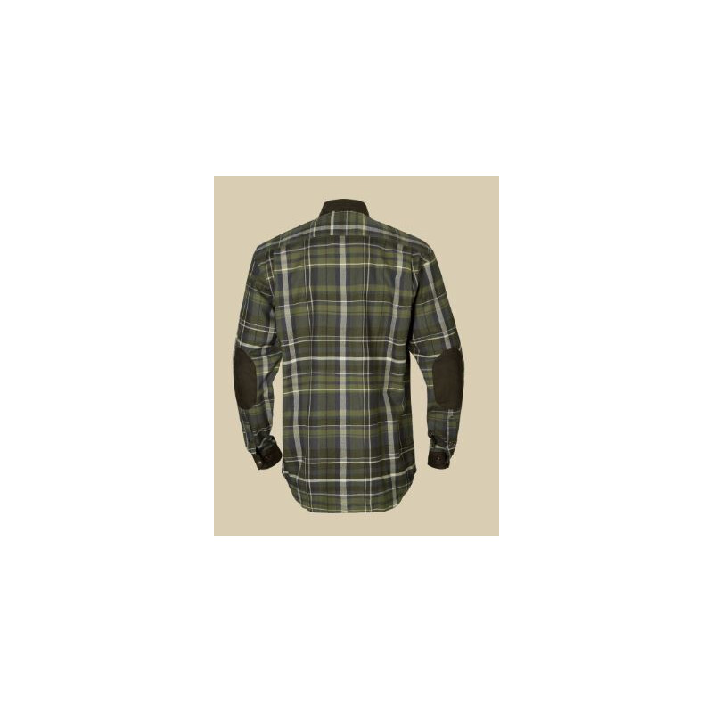 Härkila Chemise Pajala, carreaux olive, taille M
