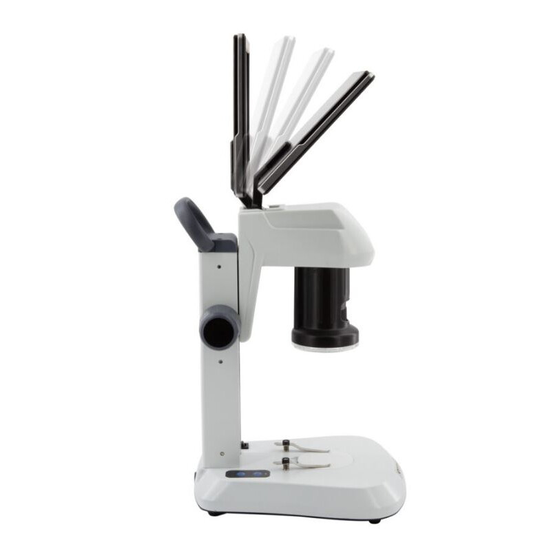Optika , Microscope, SFX-85V, Zoom numérique, moniteur 9", 8x-54x, LED, lumière incidente et transmise