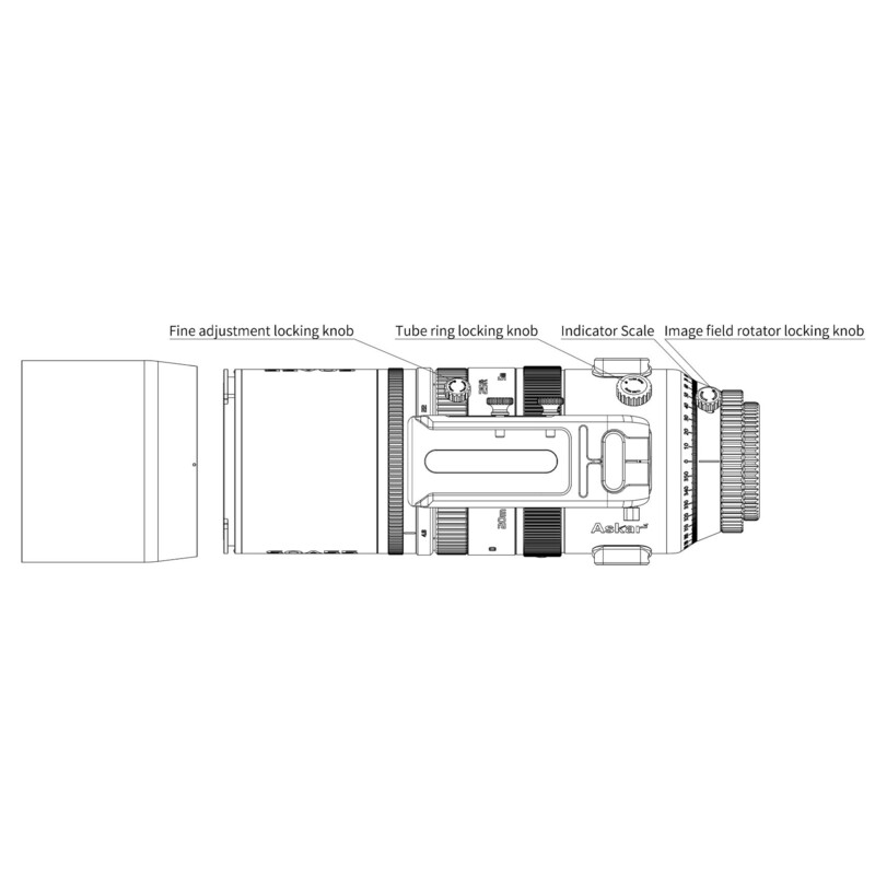 Askar Lunette apochromatique AP 55/264 SQA55 OTA