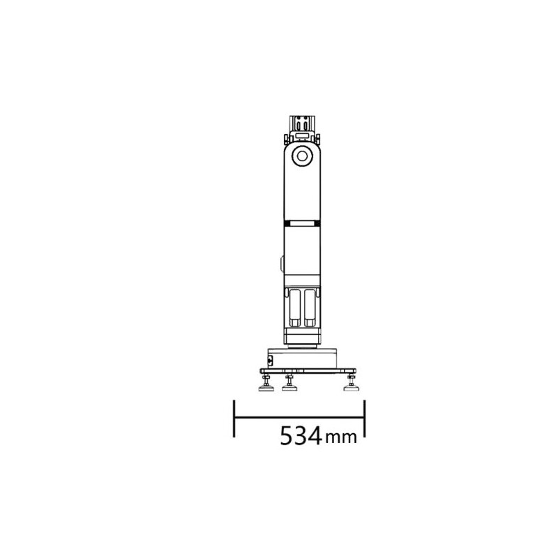 Monture iOptron HAZ130 Strain Wave Alt-AZ RC16