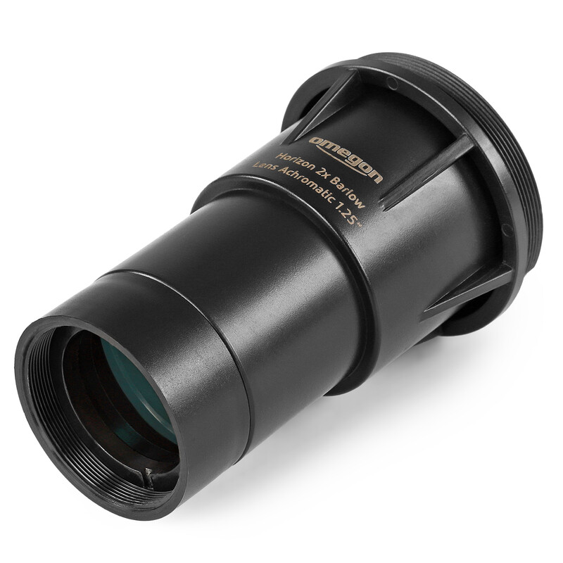 Omegon Lentille de barlow 2x, achromatique, 1,25'' T2