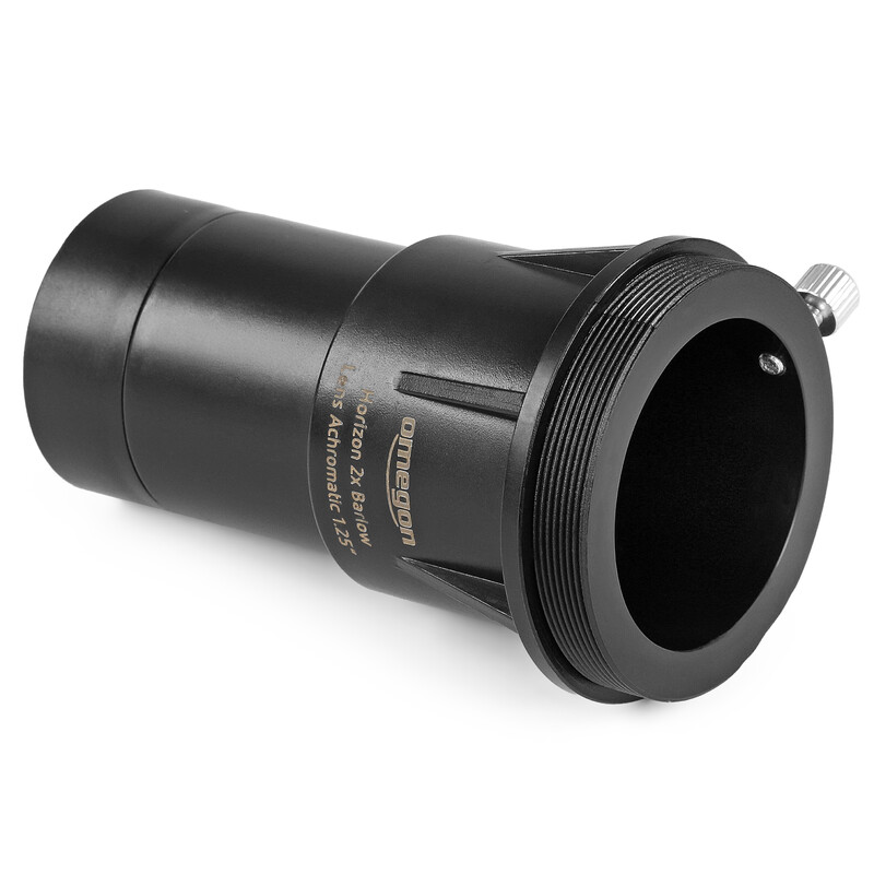 Omegon Lentille de barlow 2x, achromatique, 1,25'' T2