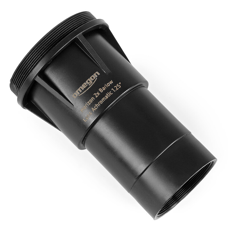 Omegon Lentille de barlow 2x, achromatique, 1,25'' T2
