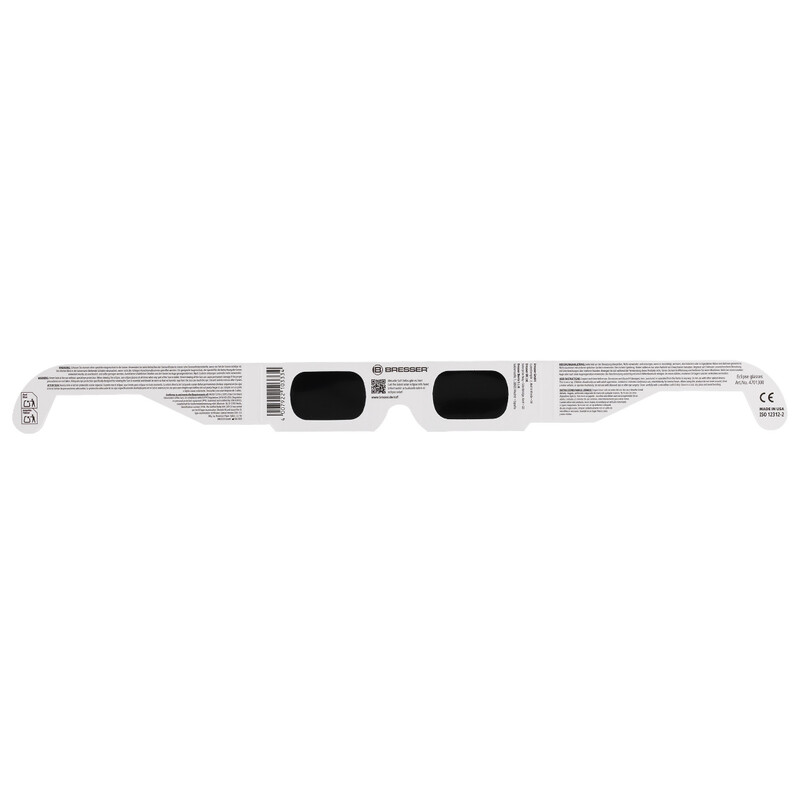 Lunettes pour éclipse solaire Bresser Sonnenfinsternis-Brille