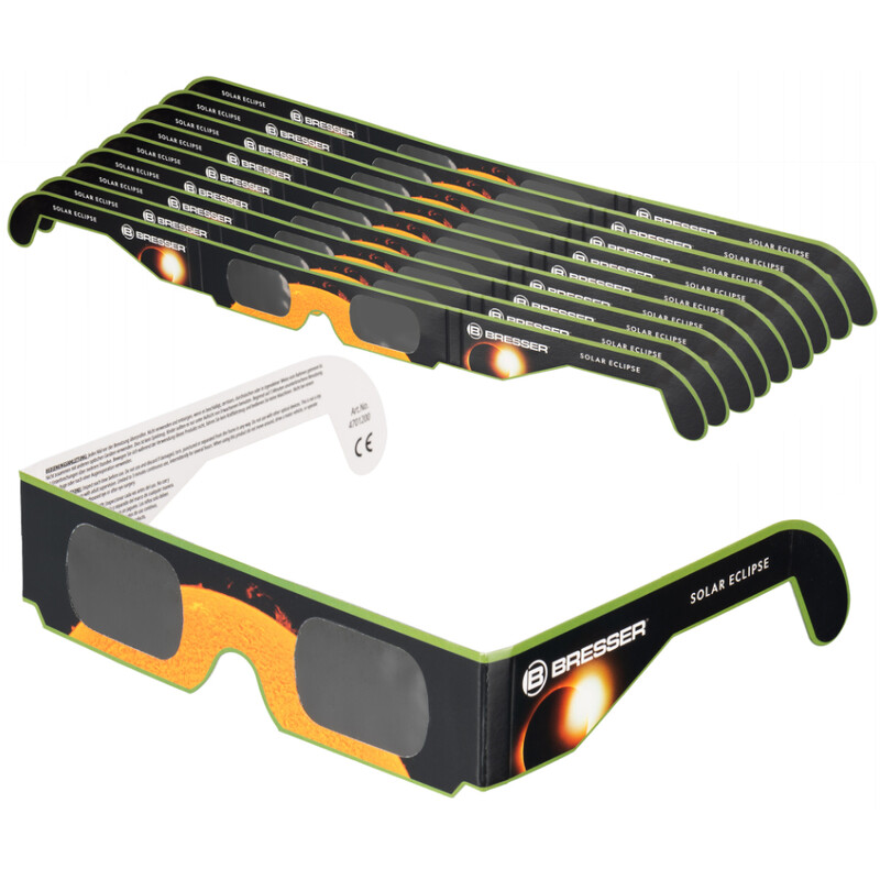 Bresser Lunettes pour éclipse solaire, 10 pièces