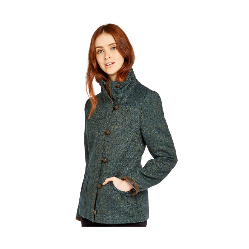 Dubarry of Ireland Veste en tweed Bracken 89 Mist, taille 40