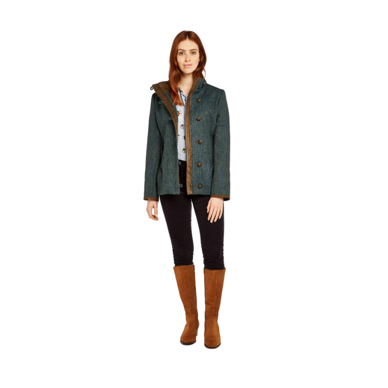 Dubarry of Ireland Veste en tweed Bracken 89 Mist, taille 40