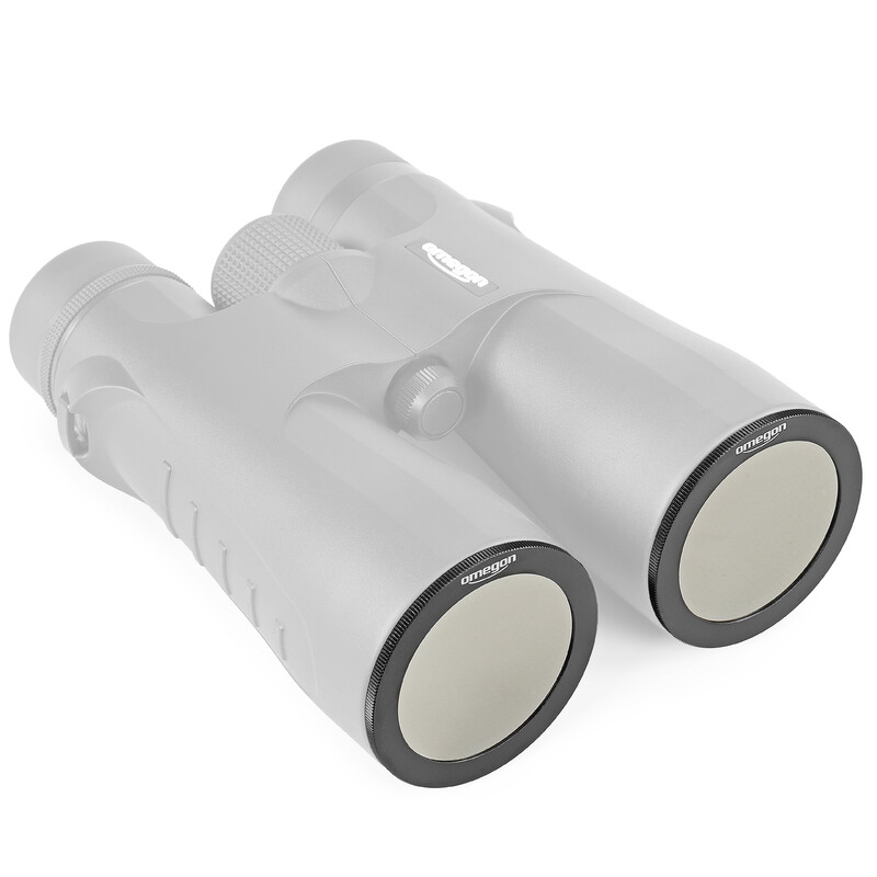 Filtres solaires Omegon 50 mm pour jumelles et ZWO Seestar S50 (lot de 2)