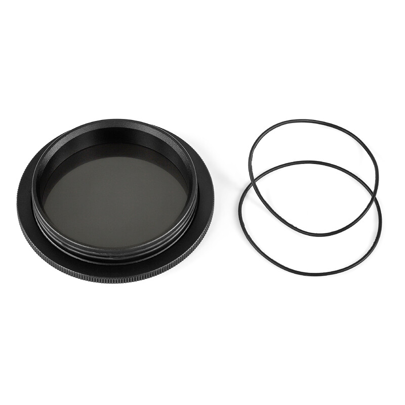 Filtres solaires Omegon 50mm für ZWO Seestar S50 sowie Ferngläser