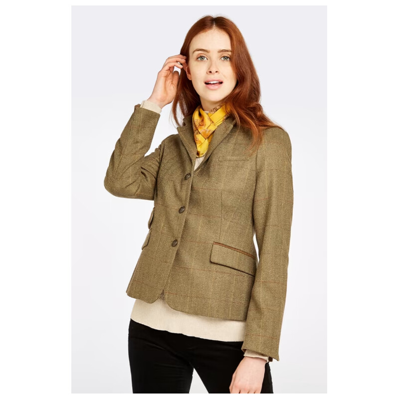 Veste en tweed Dubarry of Ireland Buttercup Elm taille 40