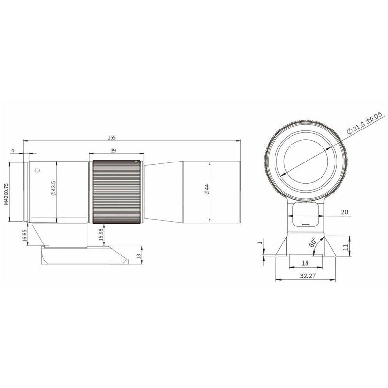 Guidescope ZWO Mini 30mm
