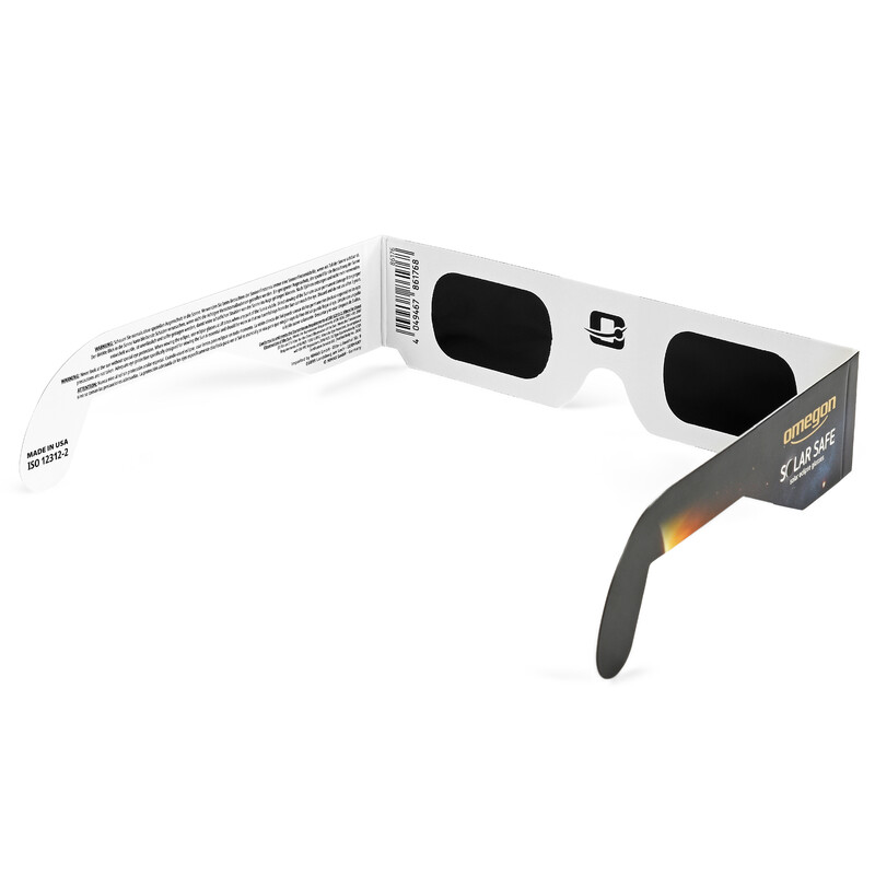Lunettes pour éclipse solaire Omegon Sonnenfinsternis-Brille Sofi Solar Safe 10 Stück