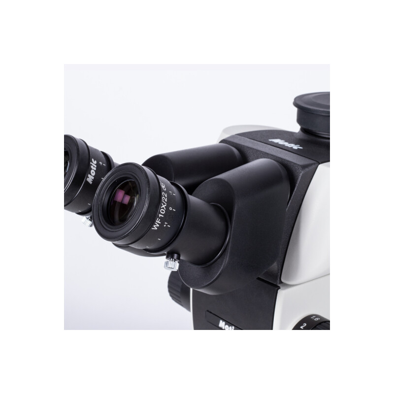Motic Microscope stéréo zoom SM7TR-P A1X, trino, 8-56X, wd 90 mm, 7:1