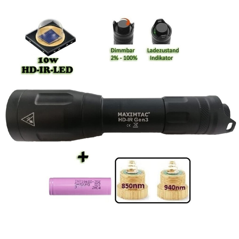 Maximtac HD-IR Gen 3 Éclairage IR LED