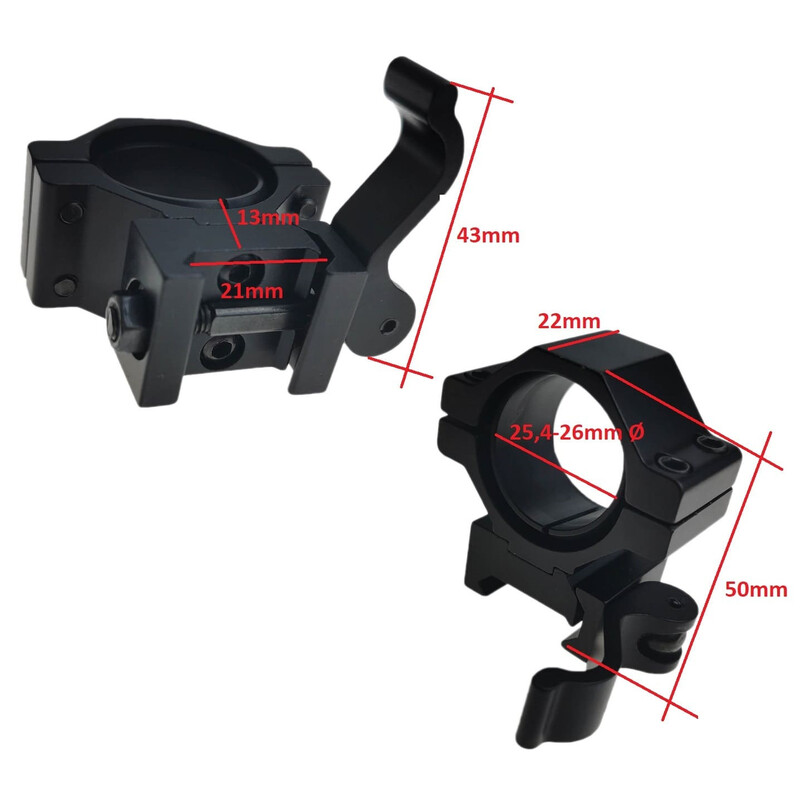 Maximtac Montage de lampe Picatinny