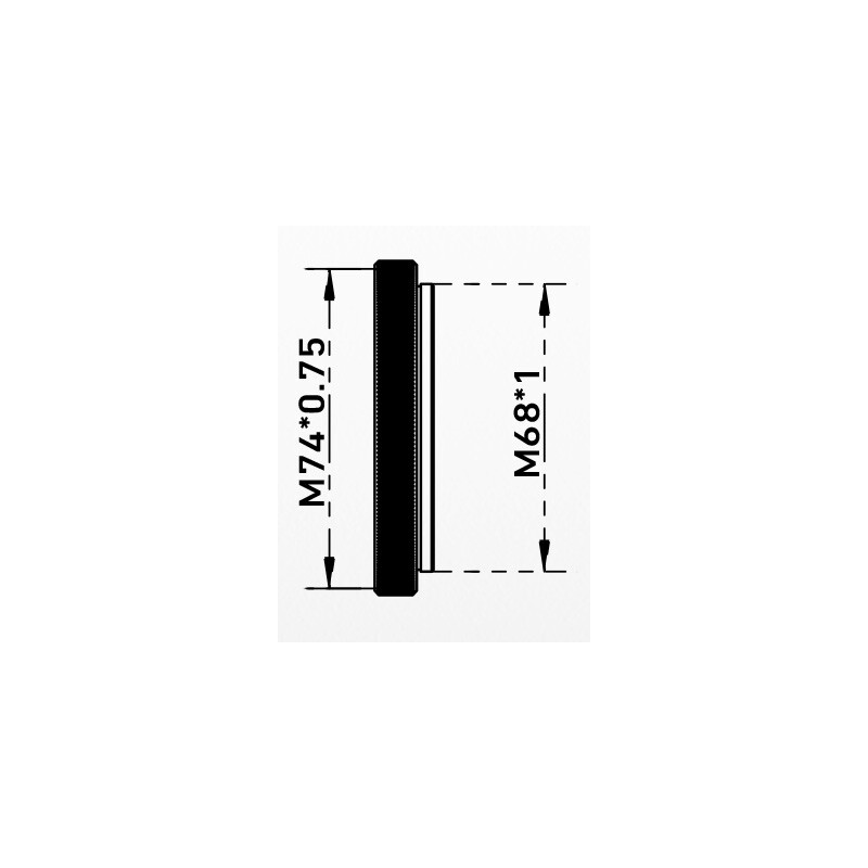 Adapter iOptron M74 / M68