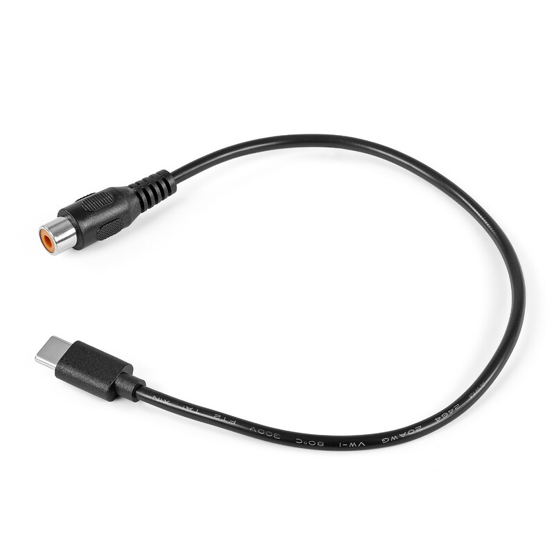 Câble Omegon Adaptateur USB-C - RCA 12 V