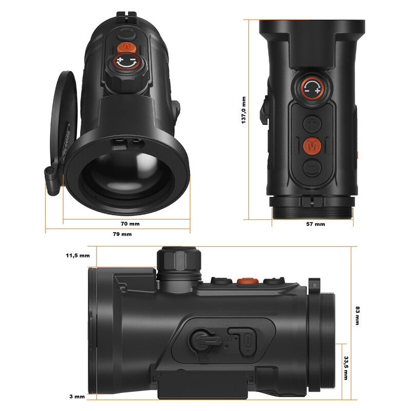 Caméra à imagerie thermique ThermTec Hunt Pro 650L LRF