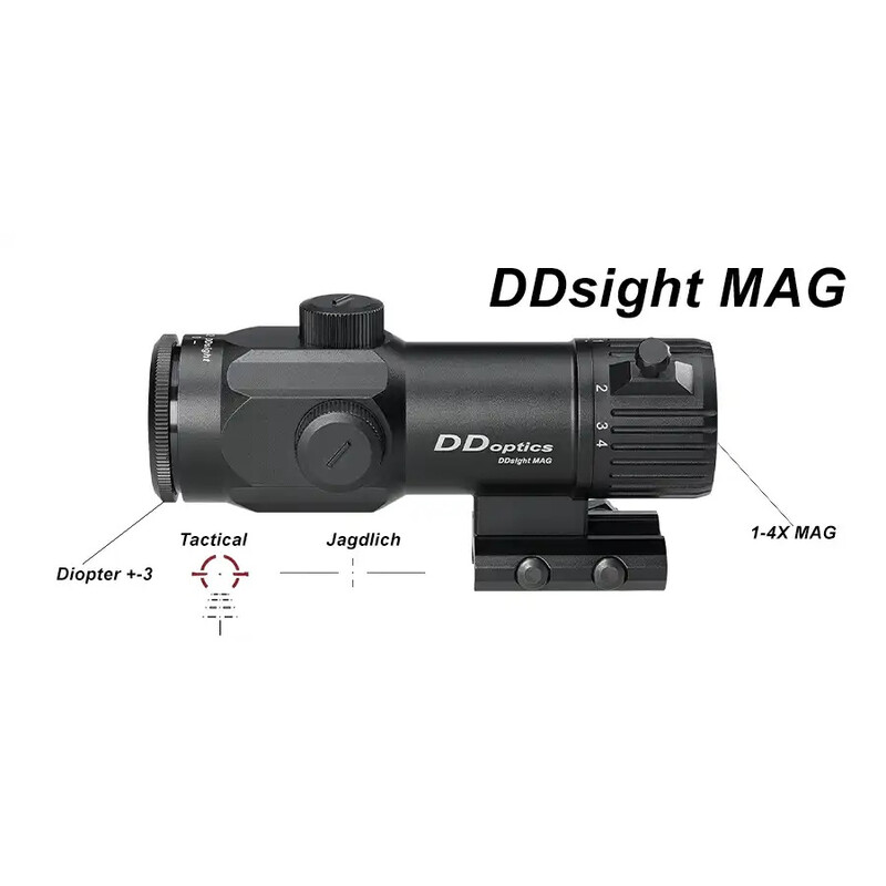 Lunette de tir DDoptics DDsight MAG 1-4x22 Hunting