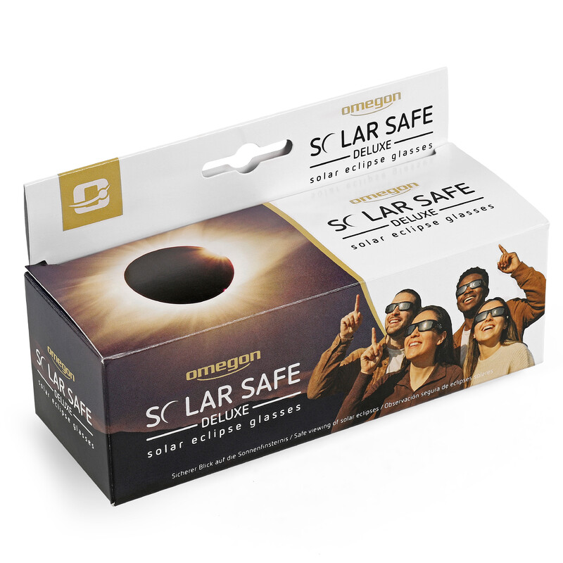 Lunettes pour éclipses solaires Omegon Solar Safe Deluxe