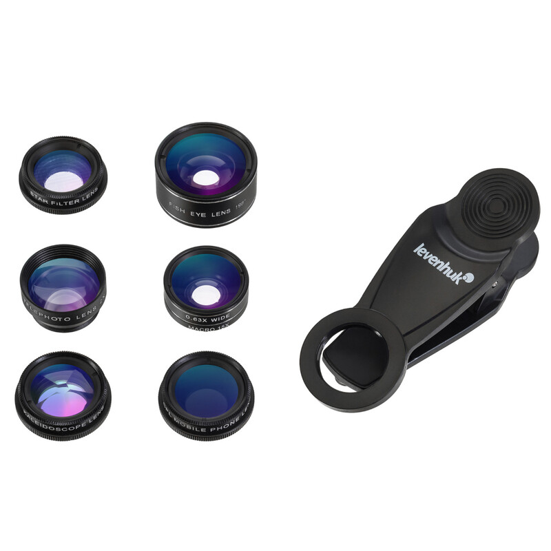 Levenhuk Kit d'objectifs Lens S7 pour smartphones
