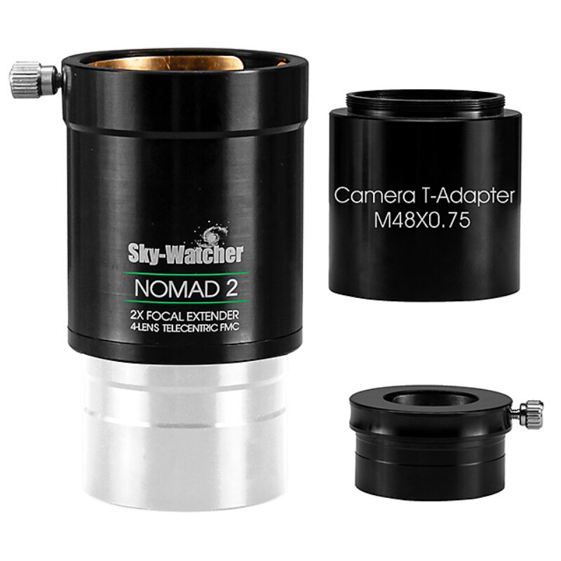 Lentille de Barlow Skywatcher Nomad Telecentric 2x 2" M48