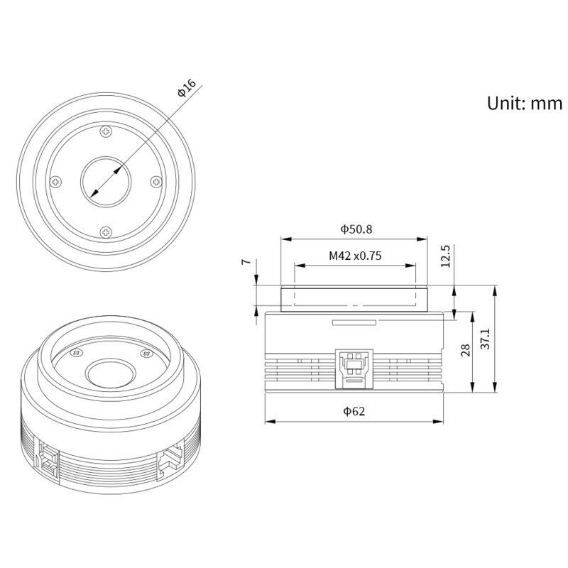 Caméra ZWO ASI 676 MC Color