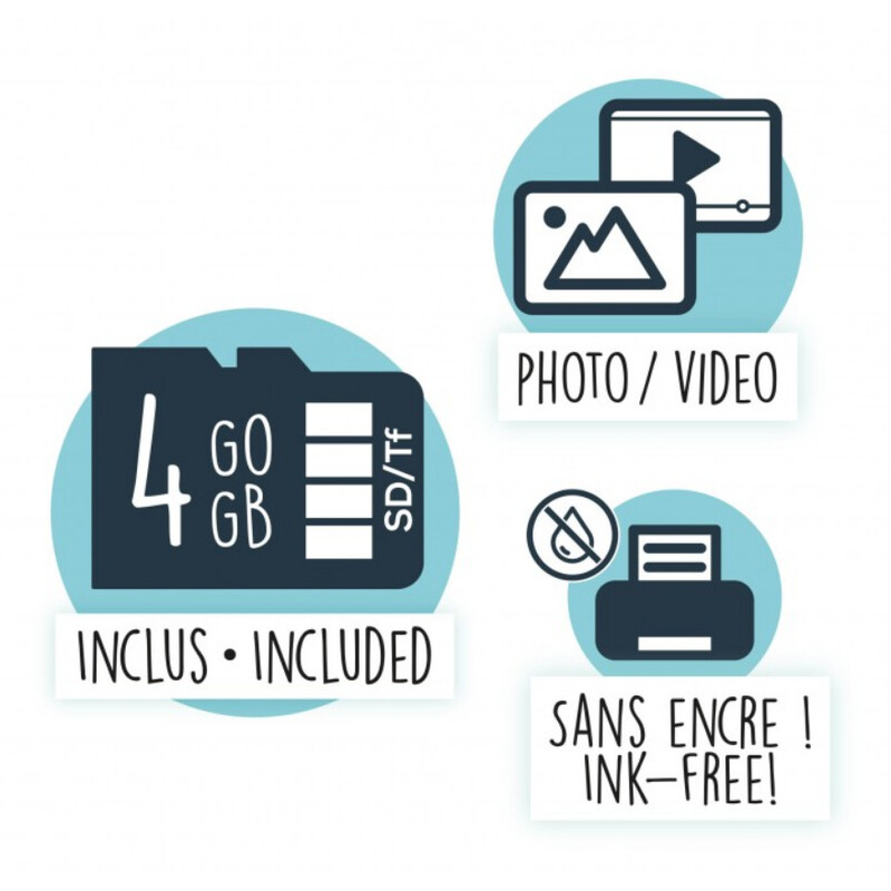 Buki Appareil photo instantané pour enfants et adolescents