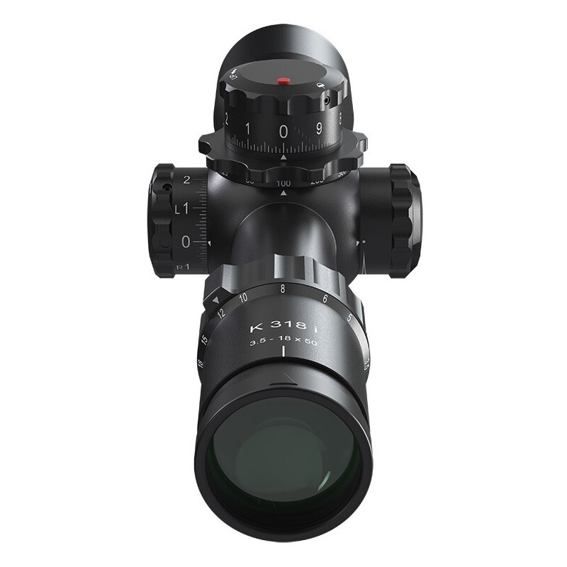 Lunette de tir Kahles K318i 3,5-18x50, SKMR4, ccw, gauche, Refined