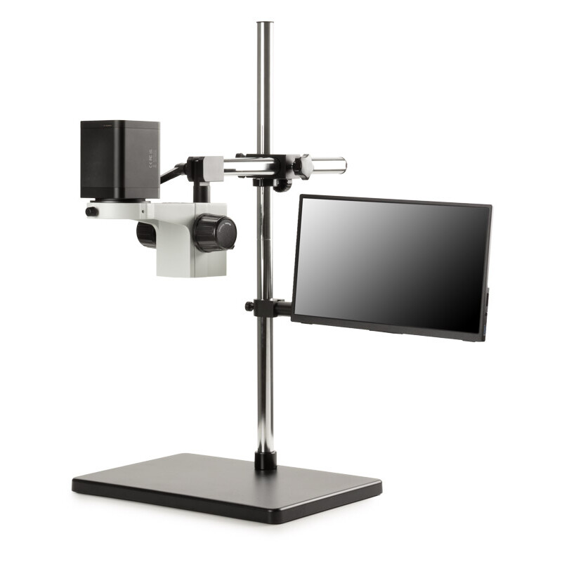 Microscope Euromex MacroZoom MZ.4702-HDS, 18x, UHD-4K, autofocus, 1/2,8", 8,3 MP, HDMI, USB, Wi-Fi, 11"